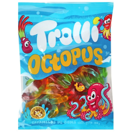 chi tiết Trolli 100g Octopus žlutý obal (12)