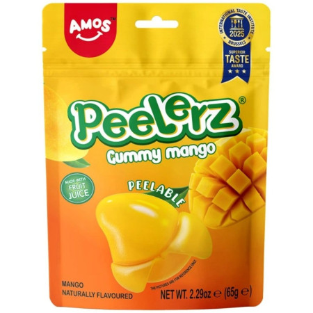 chi tiết Amos Peelerz želé 65g Gummy Mango (36)