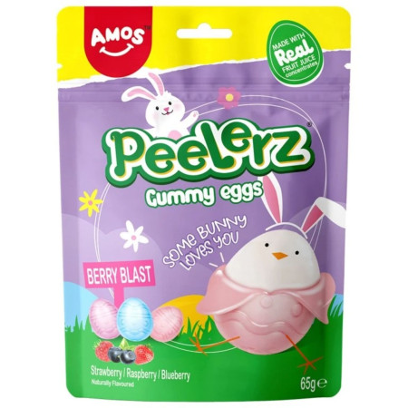 detail Amos Peelerz želé 65g Gummy Eggs (36)