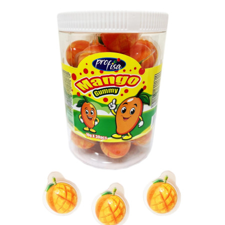 chi tiết Profisa Gummy Candy 50ks x 10g želé Mango Soft Gummy Candy A29 (50)