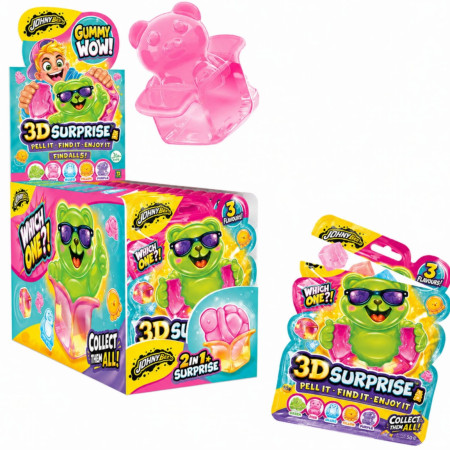 chi tiết JohnyBee 3D Surprise Gummy 60g Mix Collect Them All želé (12)