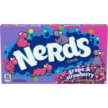 chi tiết Nerds 141g strawberry grape