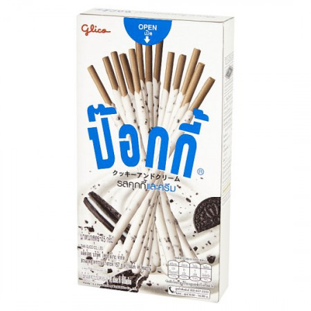 chi tiết Glico Pocky tyčinky 47g / 40g Cookies & Cream (10)