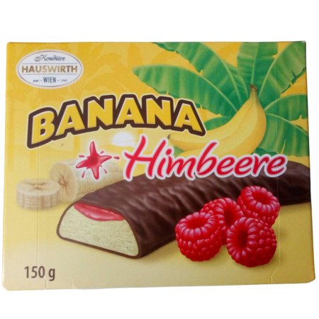 detail HAUSWIRTH Banánky v čokoládě 150g - Malina (24)