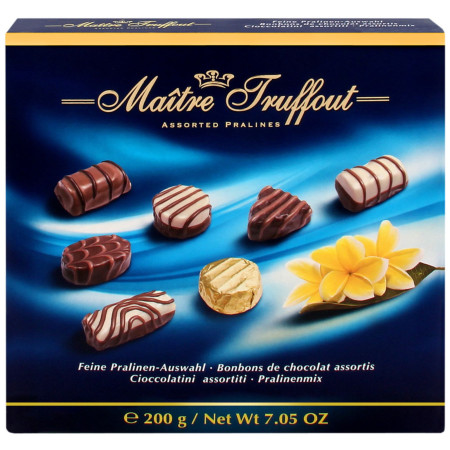 chi tiết Maitre Truffout 200g pralinky modré (12)