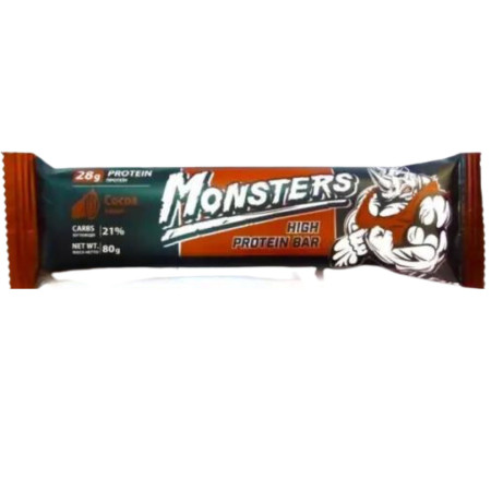 detail Monsters proteinová tyčinka 80g - Kakao (20)