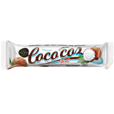 chi tiết Toren Cococoz 23g čokoládové tyčinky s kokosem (24)