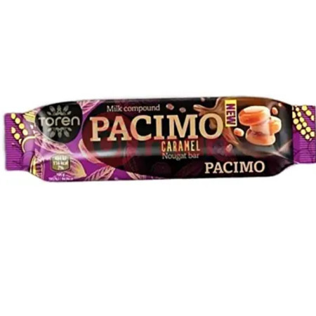 detail Pacimo 23g pěnová tyčinka Karamel (24)