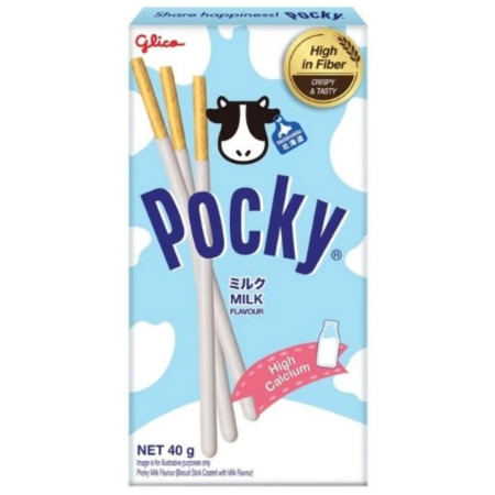 chi tiết Glico Pocky tyčinky 40g Hokkaido Milk (10) Trvan. 11/2026