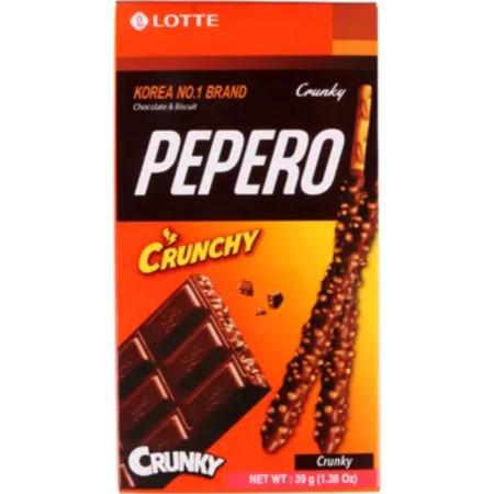 detail Lotte Pepero tyčinky 32g Crunchy