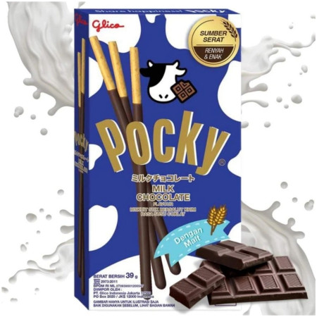 chi tiết Glico Pocky tyčinky 40g Milk Chocolate (10) Trvan. 11/2026