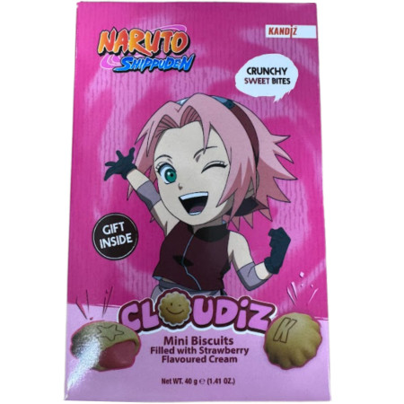 chi tiết Naruto Cloudiz 40g mini biscuit Strawberry (12)