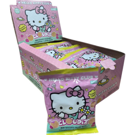 chi tiết ESHOP - Hello Kitty Cloudiz Bag 25g Biscuit Strawberry Display (24)