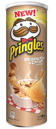 chi tiết Pringles 165g Mushroom and cream