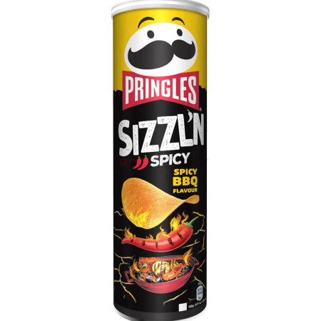 chi tiết Pringles 165g Sizzln Spicy BBQ (19)
