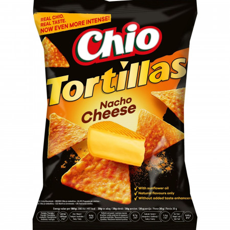 chi tiết Chio Tortillas chips 110g Nacho Cheese (12)