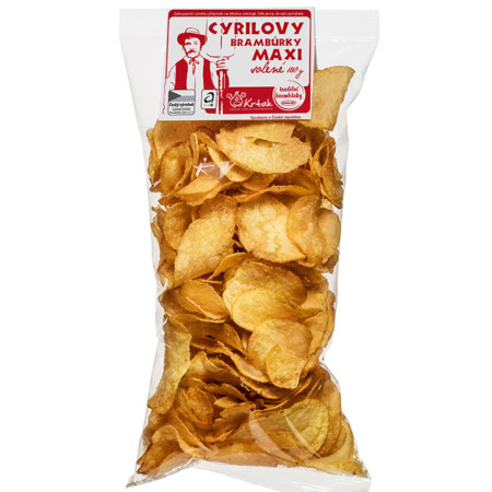 detail Cyrilovy brambůrky 180g MAXI Solené (11)