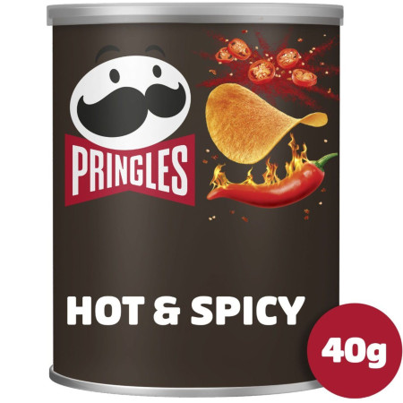 detail Pringles 40g Hot Spicy (12)