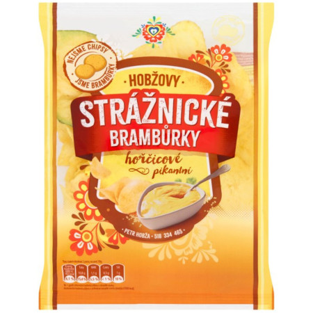 detail Strážnické brambůrky 60g jemně hořčicové (30)