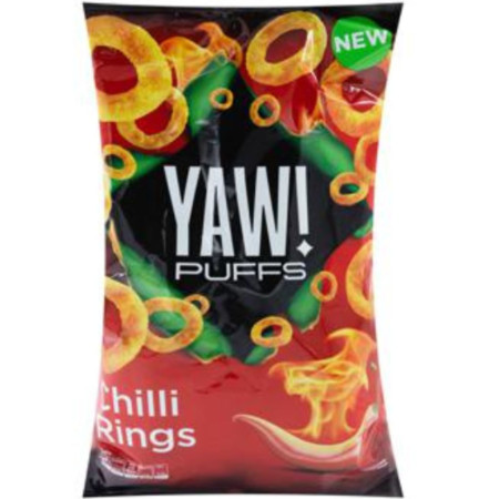 detail YAW ! Puffs Corn Snack 60g Chilli Rings (28)