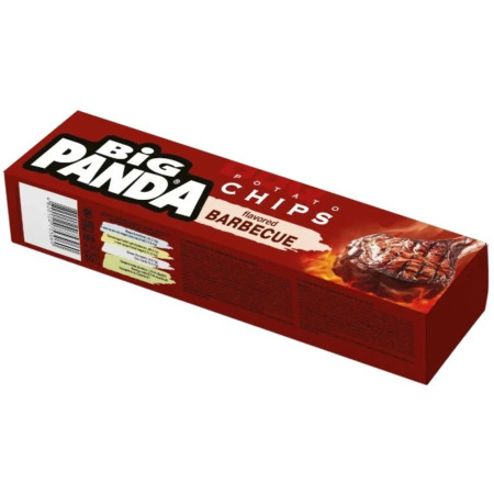 detail Big Panda chips 50g bramborové lupínky BBQ (25)