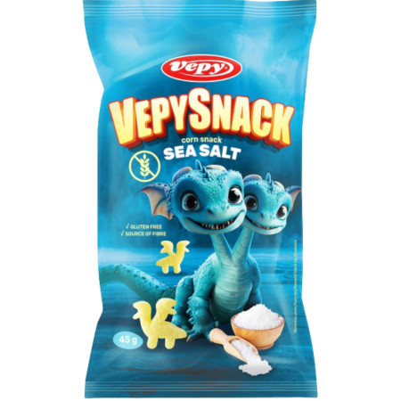 detail Vepy Snack kukuřičný 45g s mořskou solí (10)