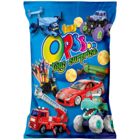 detail McRobin Opss flips 30g kukuřičné křupky Toys pro kluky Modrý (50)