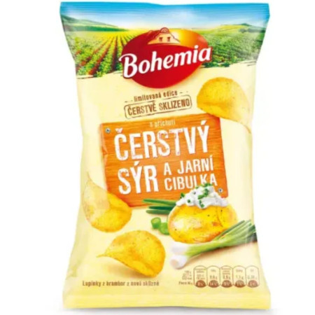 chi tiết Bohemia chips 130g čerstvý sýr a jarní cibulka (18)