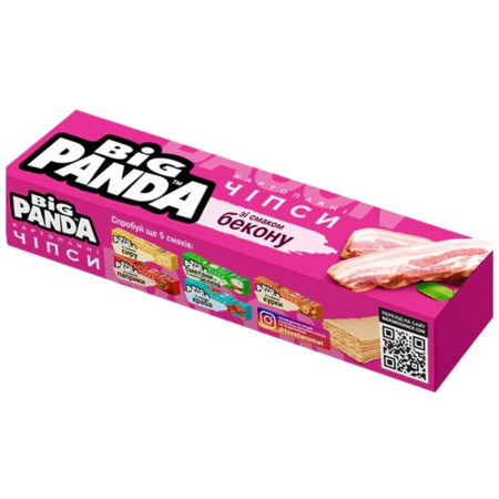 chi tiết Big Panda chips 50g bramborové lupínky Slanina (25)