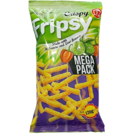 chi tiết Fripsy 120g sticks Habanero & Lime (12)