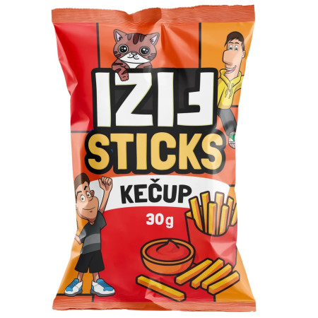detail Fizi Sticks 30g bramborové tyčinky - Kečup (50)