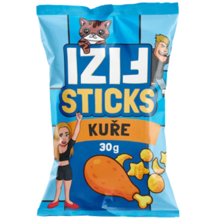 detail Fizi Sticks 30g bramborové tyčinky - Kuře (50) Trvan. 14/04/2026