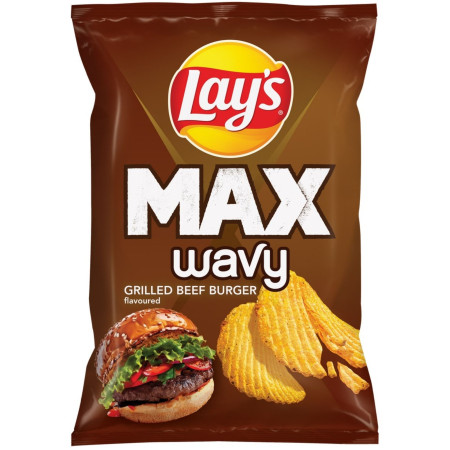 chi tiết Lays 120g MAX Grilled Beef Burger (24)