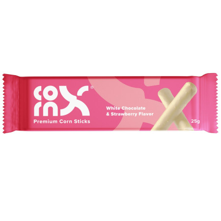 chi tiết CornX Sticks 25g White Chocolate & Strawberry Flavor (16)