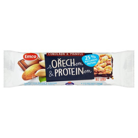 chi tiết EMCO Tyčinka ořechy 40g protein čokoláda (20)