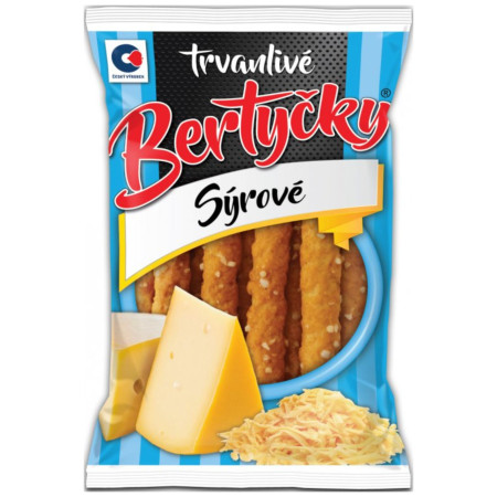 detail Bertyčky 90g sýrové trvanlivé tyčinky (30)