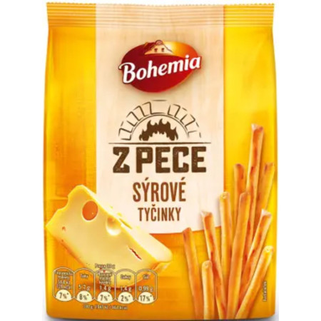 detail Bohemia tyčinky 160g Sýrové (24)