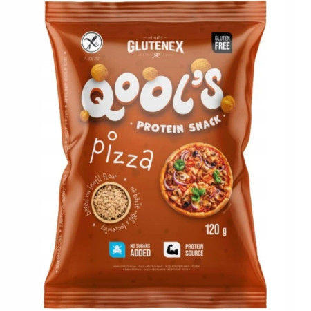 chi tiết Qool´s Proteinové snacky 120g Pizza (14)