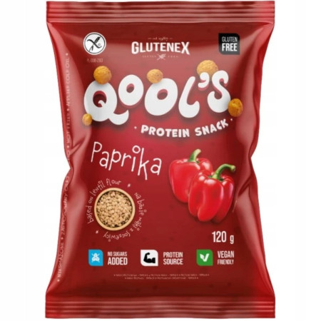detail Qool´s Proteinové snacky 120g Paprika (14)