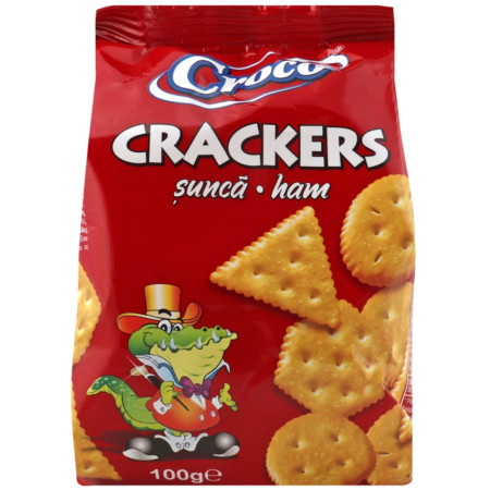 detail Croco Crackers 100g šunkové (12)