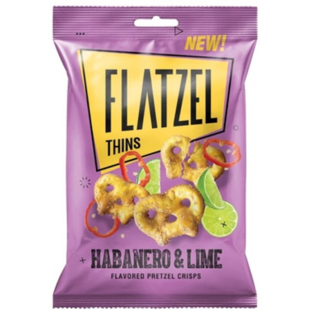 detail Flatzel Thins preclíky 65g Habanero Lime (24)