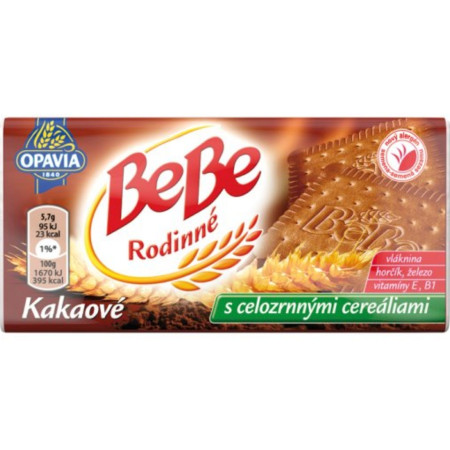 detail Bebe sušenky 130g Kakaové (hnědé) (30) Trvan. 14/3/2026