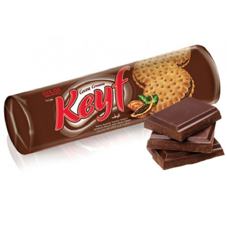detail Golda Keyf Sandwich biscuits sušenky 140g Cocoa (24)