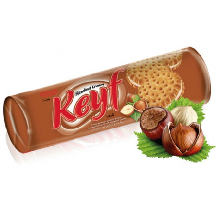 detail Golda Keyf Sandwich biscuits sušenky 140g Hazelnut (24)