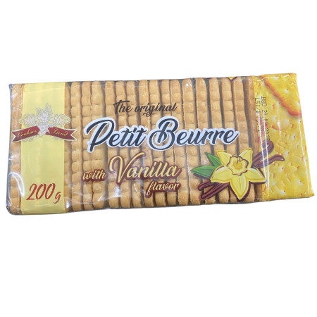 detail Cookies land 200g Petit Beurre sušenky - Vanilla