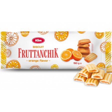 detail Klim sušenky Fruttanchik 150g - pomeranč (18)