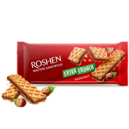 chi tiết Roshen Wafers sandwich crunch 142g Hazelnut (15)