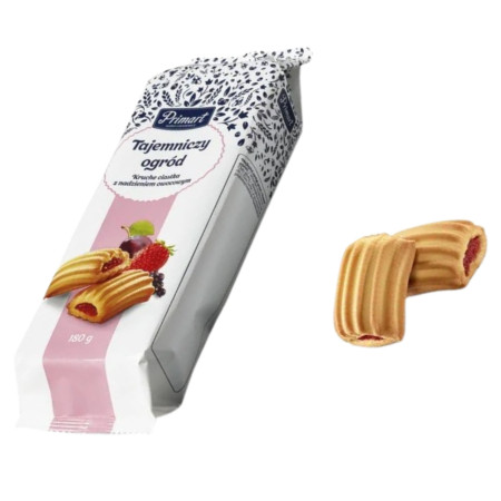 detail Primart Secret Garden Crispy Cookies Fruit 180g sušenky Ovoce (12) HN