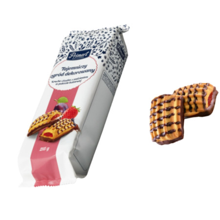 detail Primart Secret Garden Decorated Crispy Cookies 200g / 215g sušenky Fruit a Cocoa