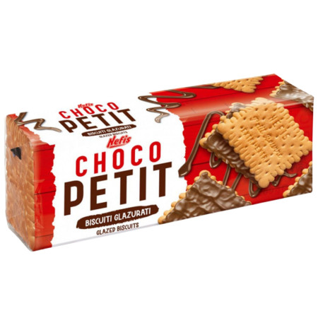 detail Nefis Choco Petit 275g sušenky v kakaové polevě (15)